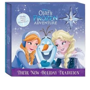 Disney Olaf's Frozen Adventure‎ Holiday Tradition Includes Book & Ornament